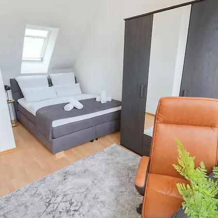 Apartmán Self-check-in In Mit Parkplatz Nahe Messe, Frankfurt Und Flughafen *